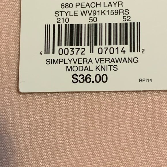 Simply Vera Vera Wang Blouse. NWT - Picture 11 of 11